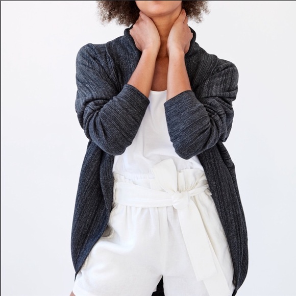 Aritzia Wilfred Diderot gray sweater medium